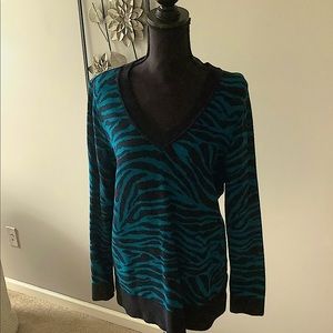 Animal print sweater